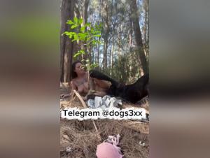 Dog Fuck in Woods - Explicit