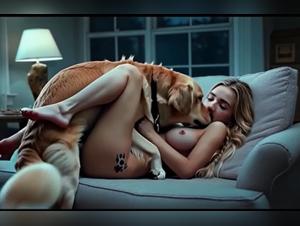 blonde ai baise golden