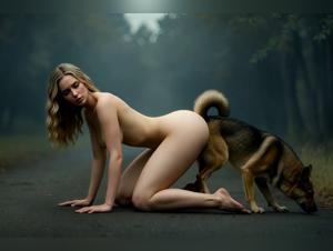 犬の欲望に屈服する - ミリーのハードコア犬性交