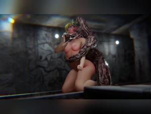 Milly Sexually Assaulted by Monster Dog 3D Hentai