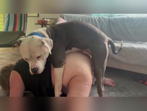 Chubby Farmor - Hundmonterings-Fetisch