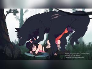 Slut fucks dog Part 1