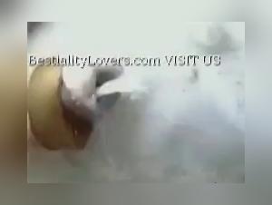 Milly baise son cheval sauvage 1