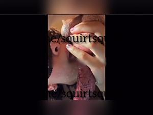 Perra succiona a su perro