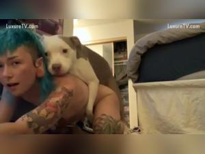 perversion canina : la puta y su perro