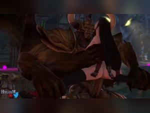 3D Wife Monster Fuck