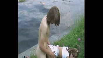 Outdoor lesbian fuck with brunette teen