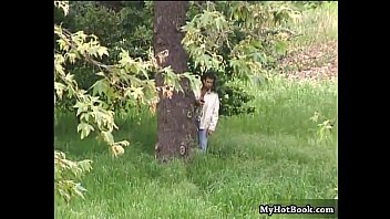 Intense sex video with a blonde in a retro scene