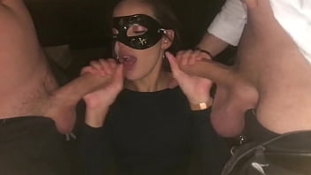 Young girl seduces two step brothers into a passionate threesome