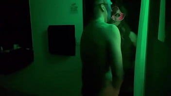 A 19 year old girl in a hard threesome
