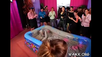 Lesbian Office Sex Party: Hot sex at work