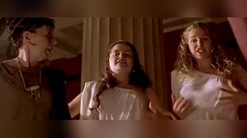 Maribel Verdu sexy nude in Lisistrata (2002) - Marine Gatell, Cristina Sola and Gloria Cano