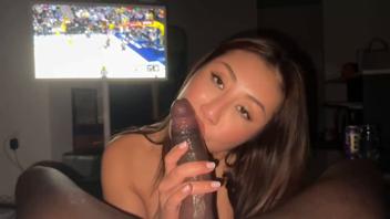 Asian Neighbor & Massive Dick: Wild Hardcore Sex Live