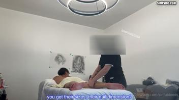 Hungarian RMT Surrenders to Monster Asian Cock #TeenPOV