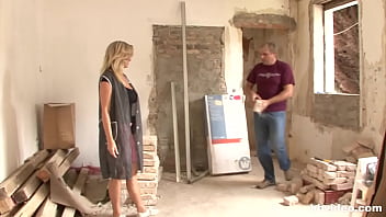 Hardcore threesome with naughty stepmom