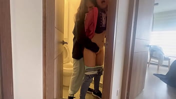 Step aunt and niece engage in anal