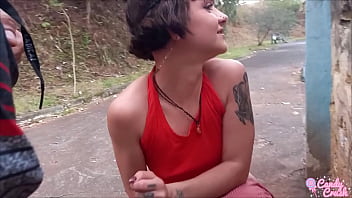 Innocent sister in a hard scene
